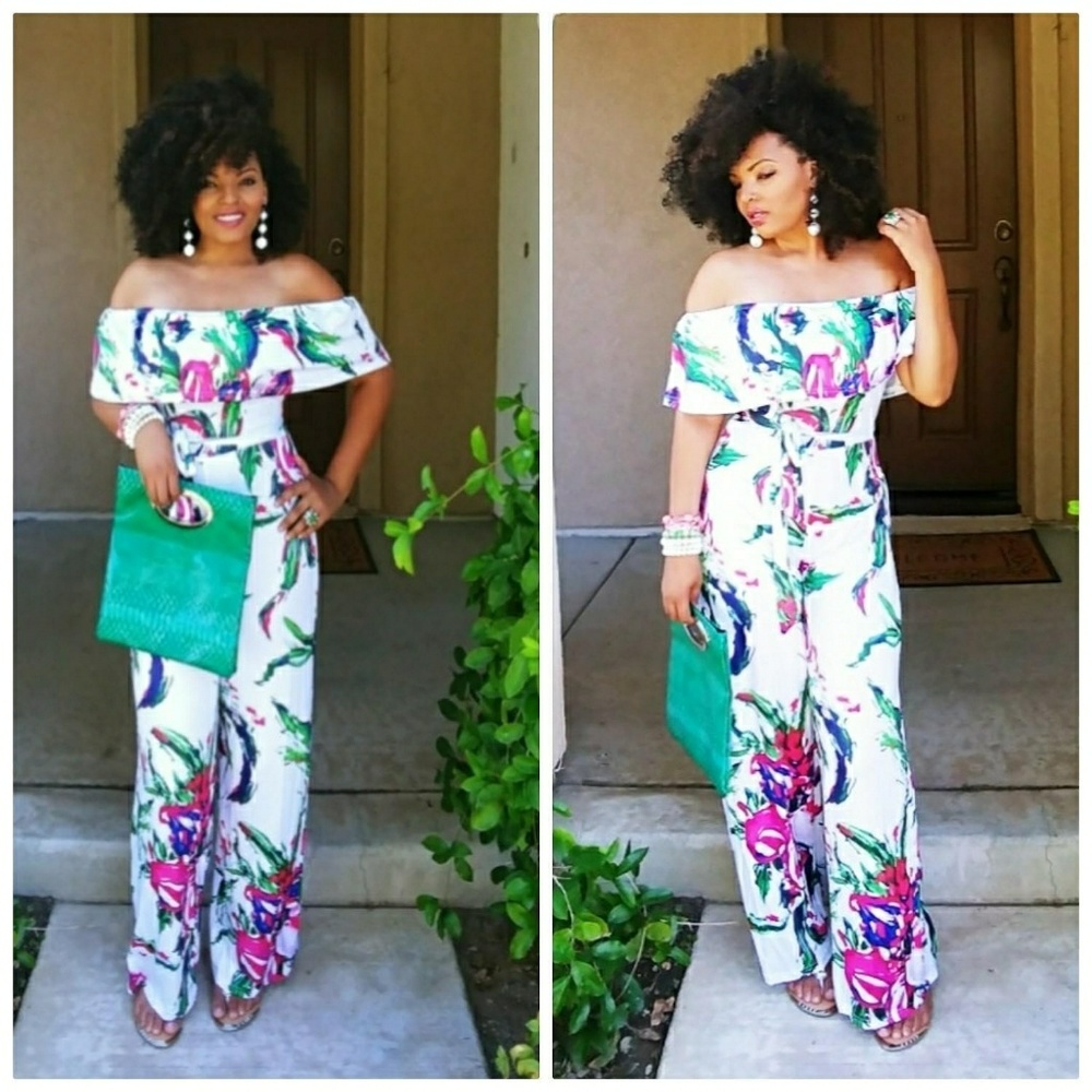 SEXY OFF THE SHOULDER JUMPSUIT